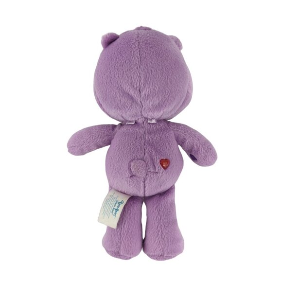 Care Bears Share Bear Plush 9" Purple Lollipop Stuffed Animal Toy 2007 TCFC - Picture 3 of 8